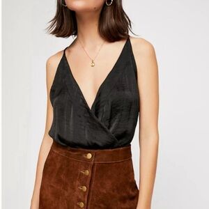 🐈‍⬛Free People Night Out Bodysuit - Black XS